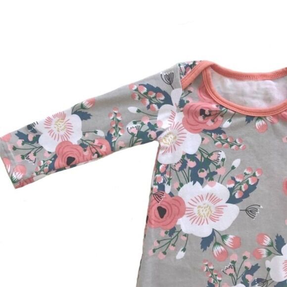 EUC Icing Long Sleeve Floral Romper - Picture 3 of 10